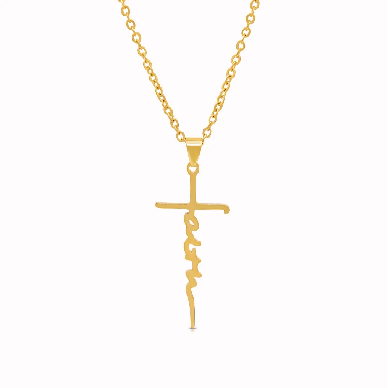 Shop Classic Women's Necklaces & Pendants with a Modern Twist-To My Daughter - Faith Cross Necklace Shop Classic Women's Necklaces & Pendants with a Modern Twist-To My Daughter - Faith Cross Necklace
