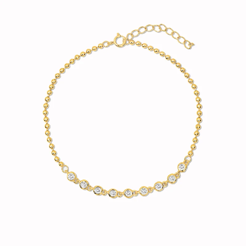 Personalized Gold Wedding Bangles for Women-Girl Gang Friendship Tennis Bracelet