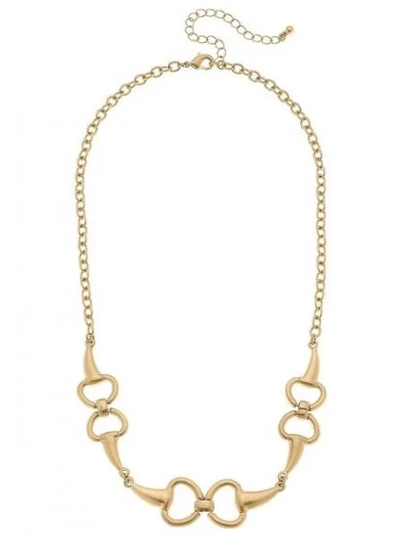 Shop Classic Women's Necklaces & Pendants with a Modern Twist-Horsebit Chain Necklace Shop Classic Women's Necklaces & Pendants with a Modern Twist-Horsebit Chain Necklace