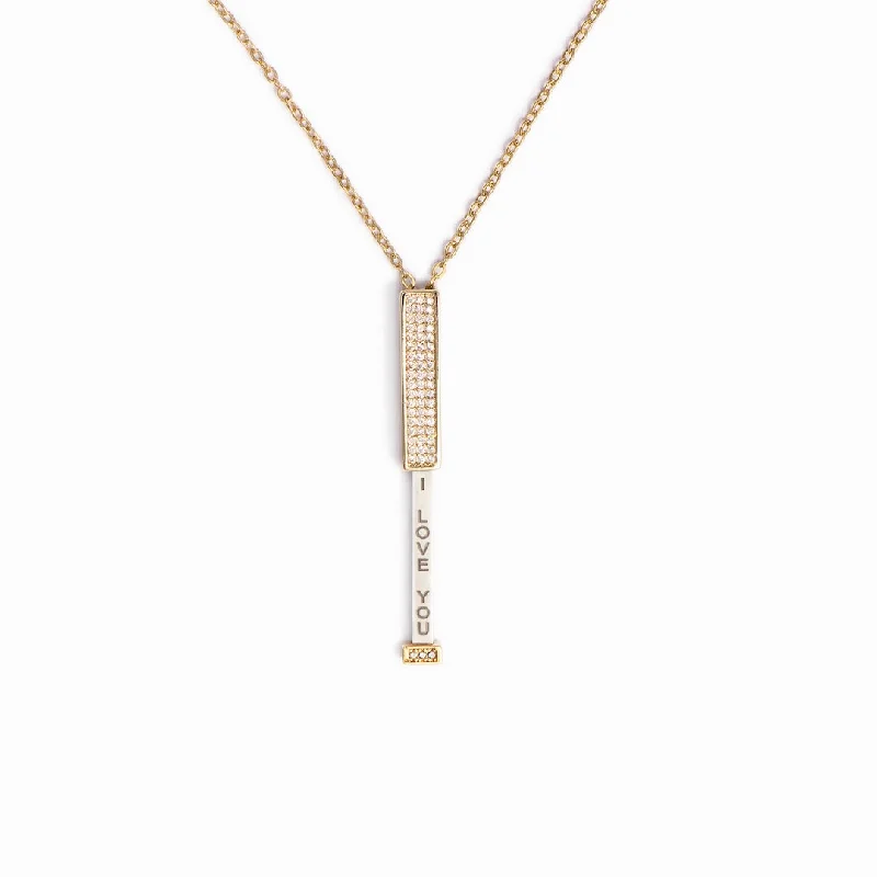 Shop Classic Women's Necklaces & Pendants with a Modern Twist-I Love You - Hidden Message Necklace Shop Classic Women's Necklaces & Pendants with a Modern Twist-I Love You - Hidden Message Necklace