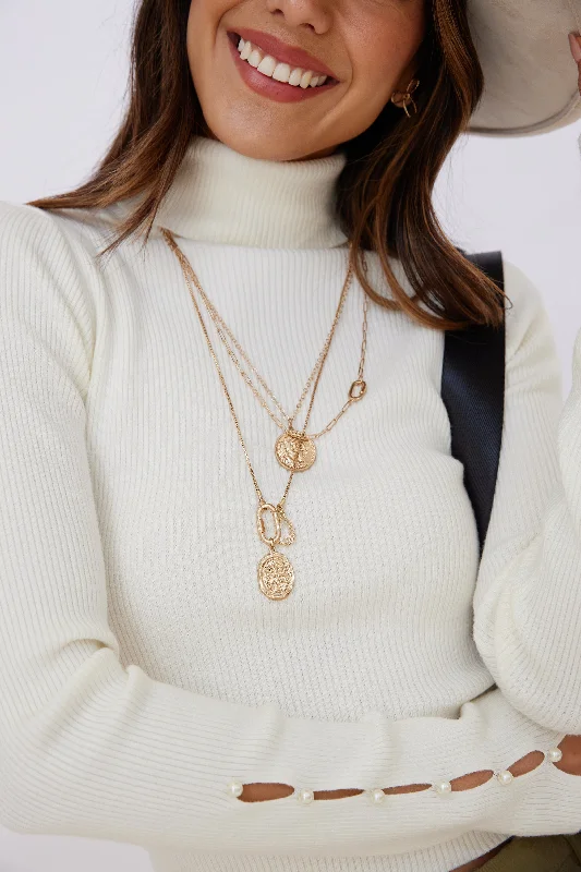Shop Classic Women's Necklaces & Pendants with a Modern Twist-Judy Double Chain Layered Necklace Shop Classic Women's Necklaces & Pendants with a Modern Twist-Judy Double Chain Layered Necklace