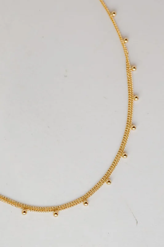 Shop Classic Women's Necklaces & Pendants with a Modern Twist-Julie Gold Layered Chain Necklace Shop Classic Women's Necklaces & Pendants with a Modern Twist-Julie Gold Layered Chain Necklace