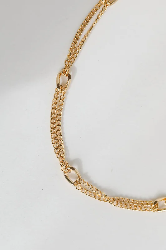 Shop Classic Women's Necklaces & Pendants with a Modern Twist-FINAL SALE - Kiley Gold Chain Necklace Shop Classic Women's Necklaces & Pendants with a Modern Twist-FINAL SALE - Kiley Gold Chain Necklace