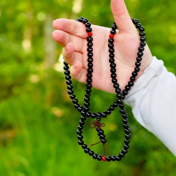 Shop Classic Women's Necklaces & Pendants with a Modern Twist-Tibetan Black Mala 6 mm. Shop Classic Women's Necklaces & Pendants with a Modern Twist-Tibetan Black Mala 6 mm.