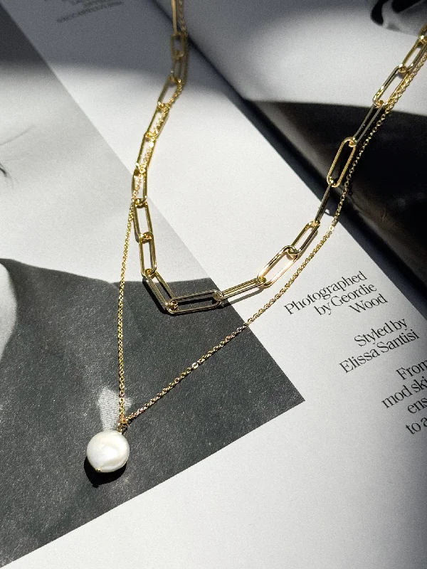 Shop Classic Women's Necklaces & Pendants with a Modern Twist-Layered Pearl Necklace Shop Classic Women's Necklaces & Pendants with a Modern Twist-Layered Pearl Necklace