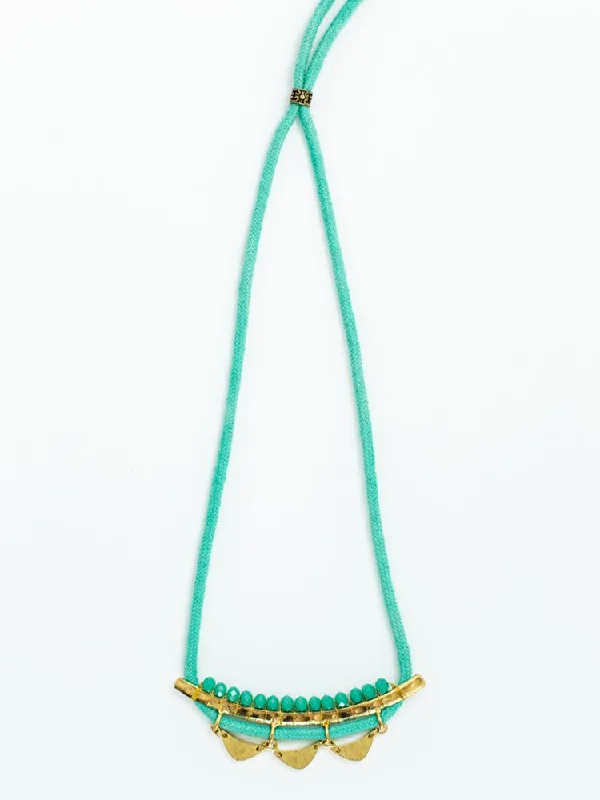 Shop Classic Women's Necklaces & Pendants with a Modern Twist-Malika Necklace - Teal Shop Classic Women's Necklaces & Pendants with a Modern Twist-Malika Necklace - Teal