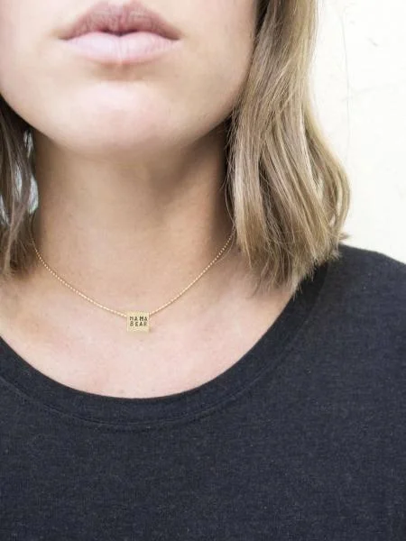 Shop Classic Women's  Necklaces & Pendants with a Modern Twist-Mama Bear Necklace