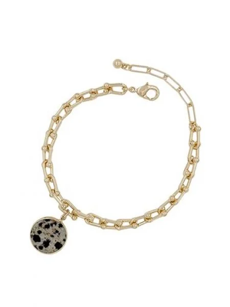 Simple Crystal Bangles for Women-Marcos Chain Bracelet - Dal