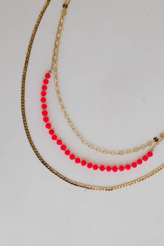 Shop Classic Women's Necklaces & Pendants with a Modern Twist-FINAL SALE - Maria Beaded Layered Necklace Shop Classic Women's Necklaces & Pendants with a Modern Twist-FINAL SALE - Maria Beaded Layered Necklace