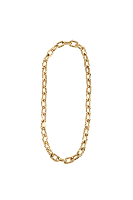 Shop Classic Women's Necklaces & Pendants with a Modern Twist-Medium Chain Necklace in Yellow Gold 18K Shop Classic Women's Necklaces & Pendants with a Modern Twist-Medium Chain Necklace in Yellow Gold 18K