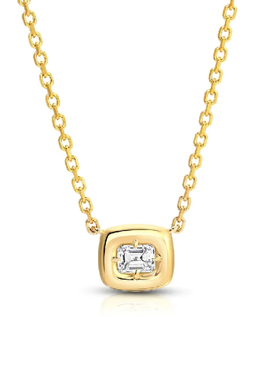 Shop Classic Women's Necklaces & Pendants with a Modern Twist-Mini Luna Necklace - 14K Yellow Gold Shop Classic Women's Necklaces & Pendants with a Modern Twist-Mini Luna Necklace - 14K Yellow Gold