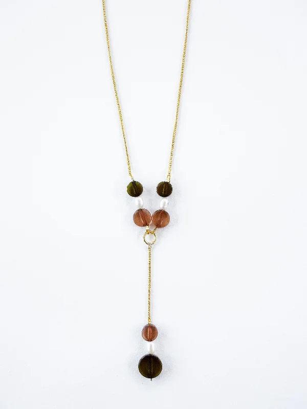 Shop Classic Women's Necklaces & Pendants with a Modern Twist-Mod Bead Necklace - Gold Shop Classic Women's Necklaces & Pendants with a Modern Twist-Mod Bead Necklace - Gold