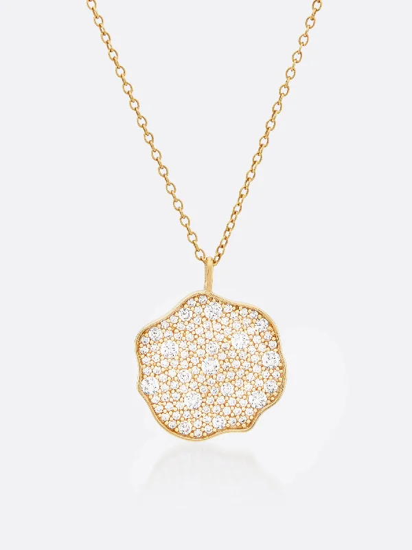 Shop Classic Women's Necklaces & Pendants with a Modern Twist-Petite Fleur Pavé Diamond Pendant Necklace Shop Classic Women's Necklaces & Pendants with a Modern Twist-Petite Fleur Pavé Diamond Pendant Necklace