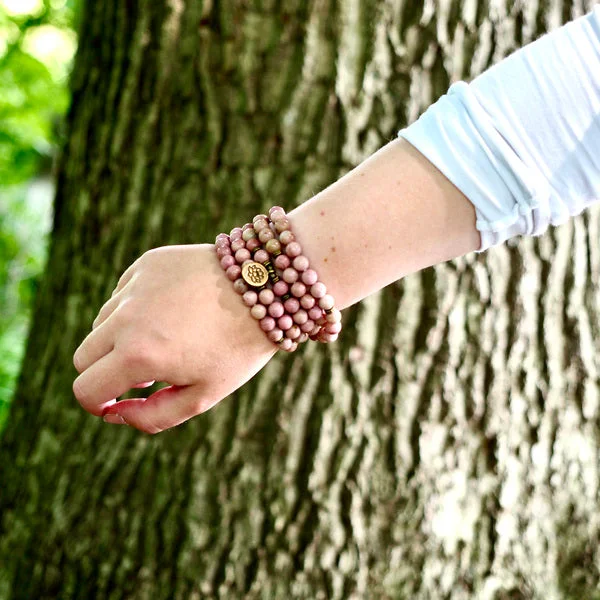Shop Classic Women's  Necklaces & Pendants with a Modern Twist-Rhodoniet Mala