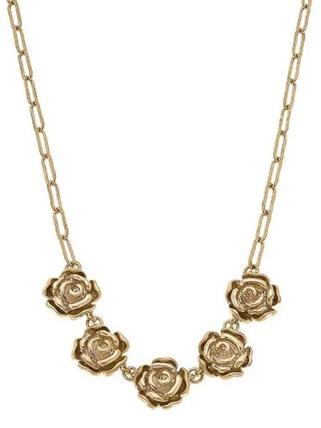 Shop Classic Women's  Necklaces & Pendants with a Modern Twist-Rosette Necklace