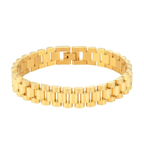 Cuff Style Bangles for Women-Ruth Three-link Watch Bracelet Strap (Final Sale)