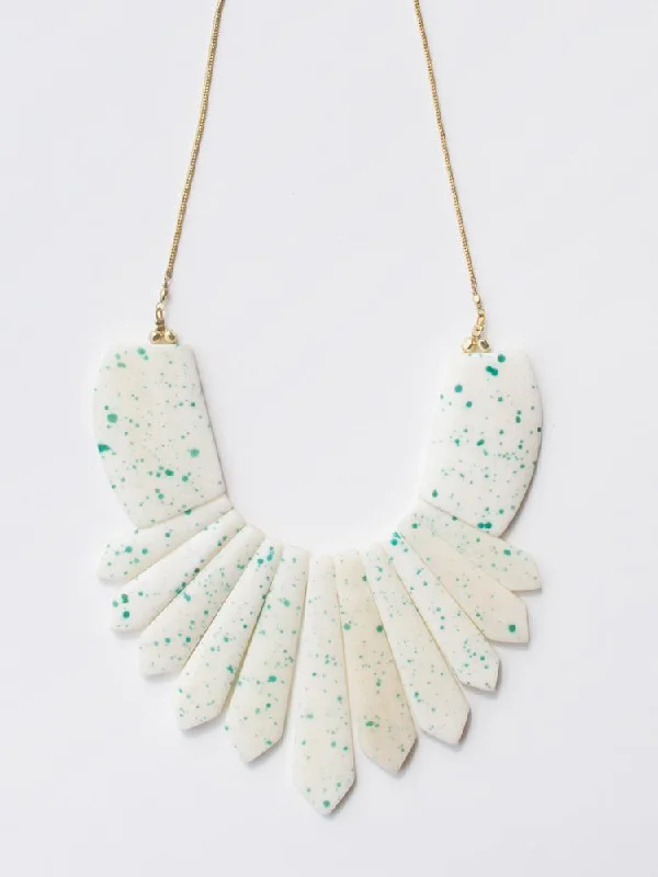 Shop Classic Women's Necklaces & Pendants with a Modern Twist-Seurat Speckle Necklace - Blue Shop Classic Women's Necklaces & Pendants with a Modern Twist-Seurat Speckle Necklace - Blue