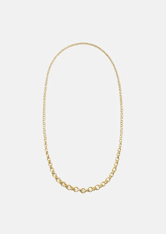 Shop Classic Women's Necklaces & Pendants with a Modern Twist-Diamond Link Necklace Shop Classic Women's Necklaces & Pendants with a Modern Twist-Diamond Link Necklace