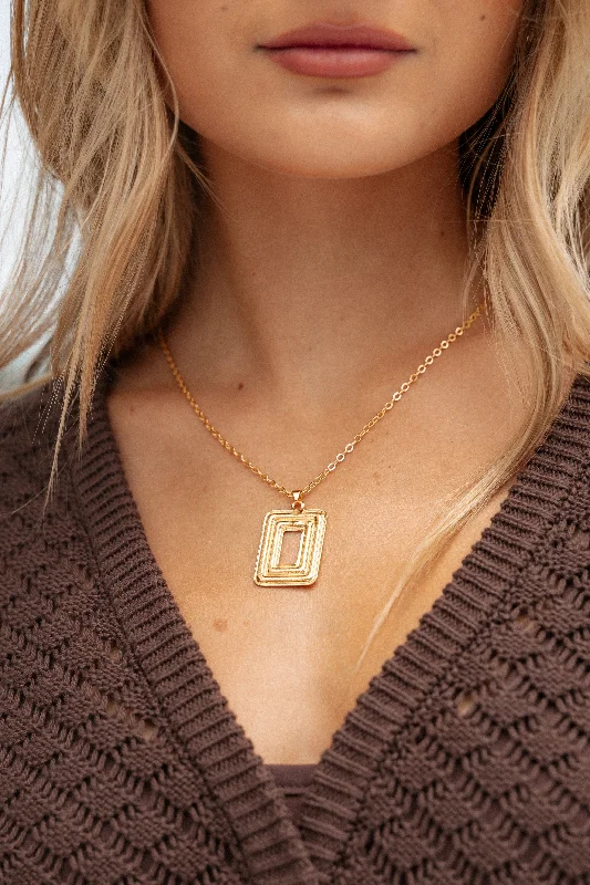 Shop Classic Women's Necklaces & Pendants with a Modern Twist-Solene Necklace - Gold Shop Classic Women's Necklaces & Pendants with a Modern Twist-Solene Necklace - Gold