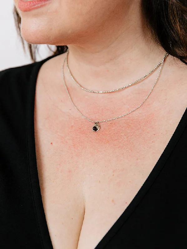 Shop Classic Women's Necklaces & Pendants with a Modern Twist-Talisman Layered Necklace - Silver Shop Classic Women's Necklaces & Pendants with a Modern Twist-Talisman Layered Necklace - Silver