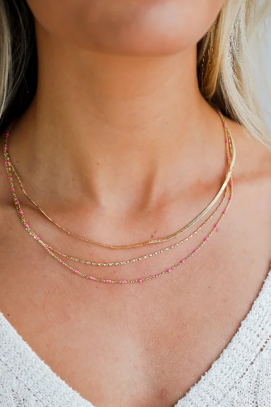 Shop Classic Women's Necklaces & Pendants with a Modern Twist-Tori Gold Layered Chain Necklace Shop Classic Women's Necklaces & Pendants with a Modern Twist-Tori Gold Layered Chain Necklace