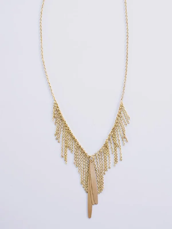 Shop Classic Women's Necklaces & Pendants with a Modern Twist-Willow Necklace - Gold Shop Classic Women's Necklaces & Pendants with a Modern Twist-Willow Necklace - Gold
